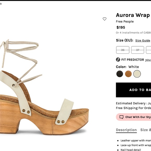 Free People Aurora Wrap Clogs--Worn Once - Picture 6 of 12